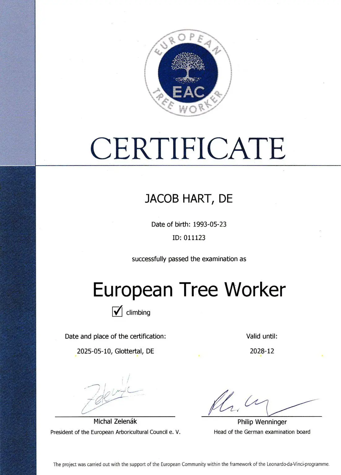 European Tree Worker